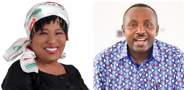 Nana Yaa Jantuah, General Secretary, Convention People's Party and  John Boadu, NPP General Secretary